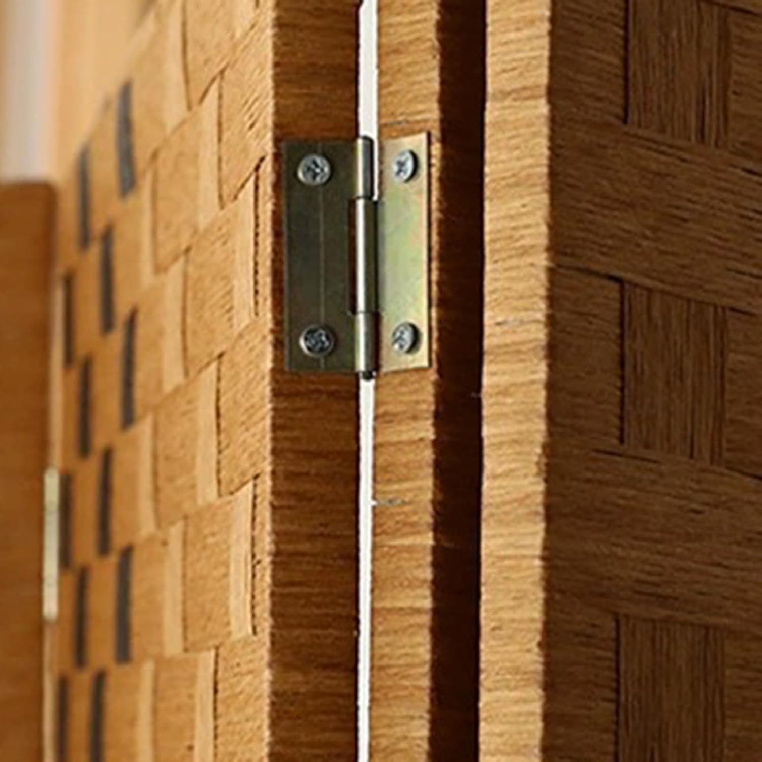 GN2AAIL パーテーション 間仕切り 高さ150/170/180cm 4連 自立 可動式 折りたたみ ブラウン 紙織り 衝立 タ