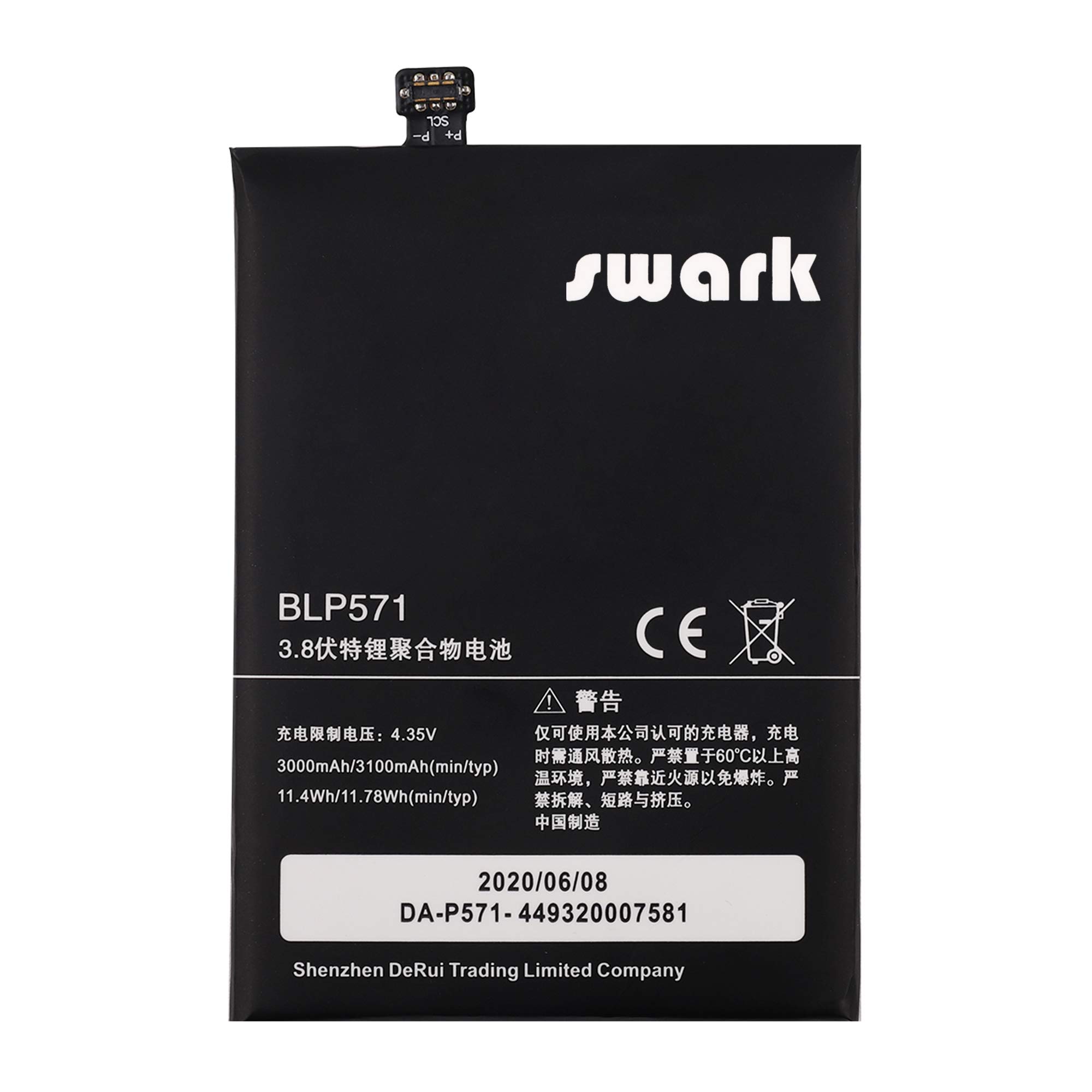 Replacement Battery For OnePlus One (A0001) – High Capacity 3300mAh, Orange Li-Polymer 4 thumbnail image