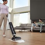 dreame H14 Aspirateur Eau et Poussière, Portée à Plat à 180°, Lavage/Séchage de la Brosse 60°C, Séchage Rapide 5 Min, Nettoyage Auto Double Rotation, Aspiration 18 kPa, Détection/Réglage Intelligents - 6
