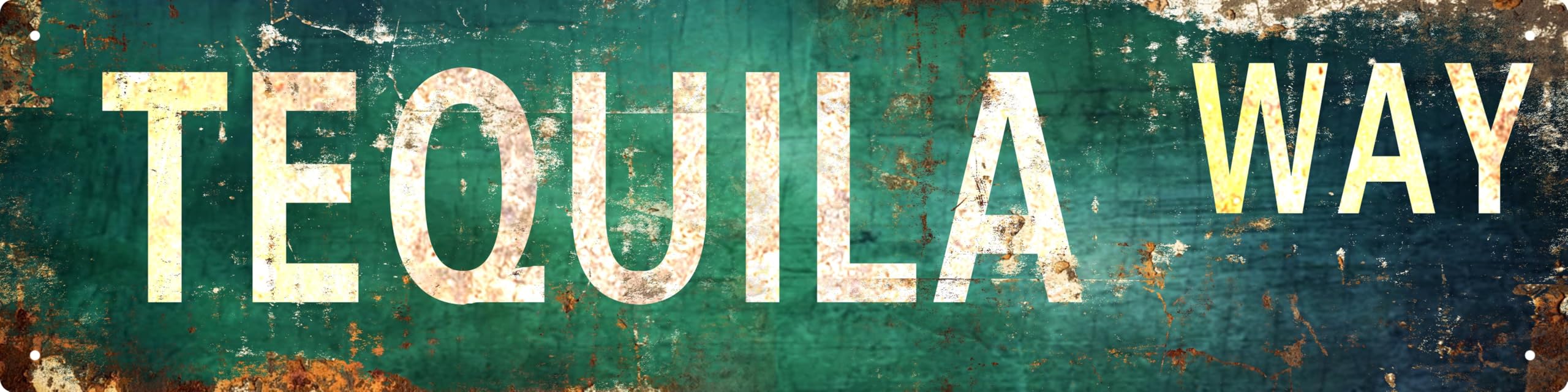 AWISZZZ Vintage Metal Tin Sign Retro Tequila Way Signs Stylish Wall Art Plaques for Home Decor Bathroom Kitchen House and Gothic Wall Decor or as a