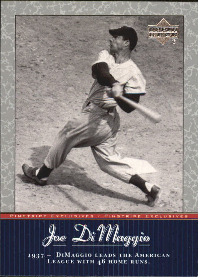 Amazon.com: 2001 Upper Deck Pinstripe Exclusives DiMaggio
