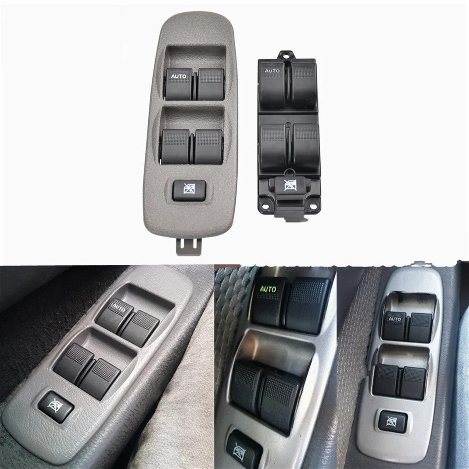 Interruttore Alzacristalli Auto Per Mazda Per B-Series UN 1999-2006 2M3414505DA41 2M34-14505-DA41 Pulsante Di Accensione Principale Interruttore Alzacristallo(Con pannello)