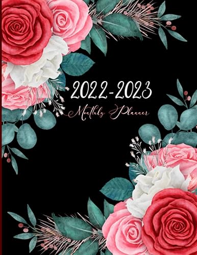 Monthly Planner 2022 2023: 24 Month 2 Year Planner Calendar Book, Daily Weekly Monthly Agenda Schedule Organizer Logbook / Password Log / Birthday Log