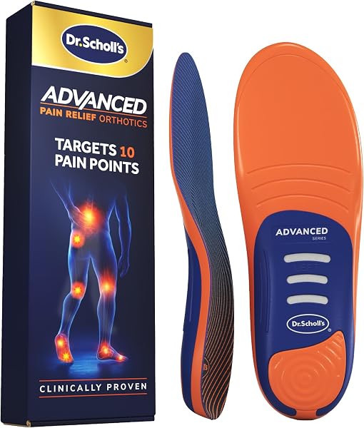 Dr. Scholl's Advanced Pain Relief Plantar Fasciitis Orthotic Insoles
