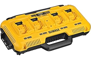 DEWALT 20V MAX* Charger - 4-Port Rapid Charge Enhanced Battery Life Charger...