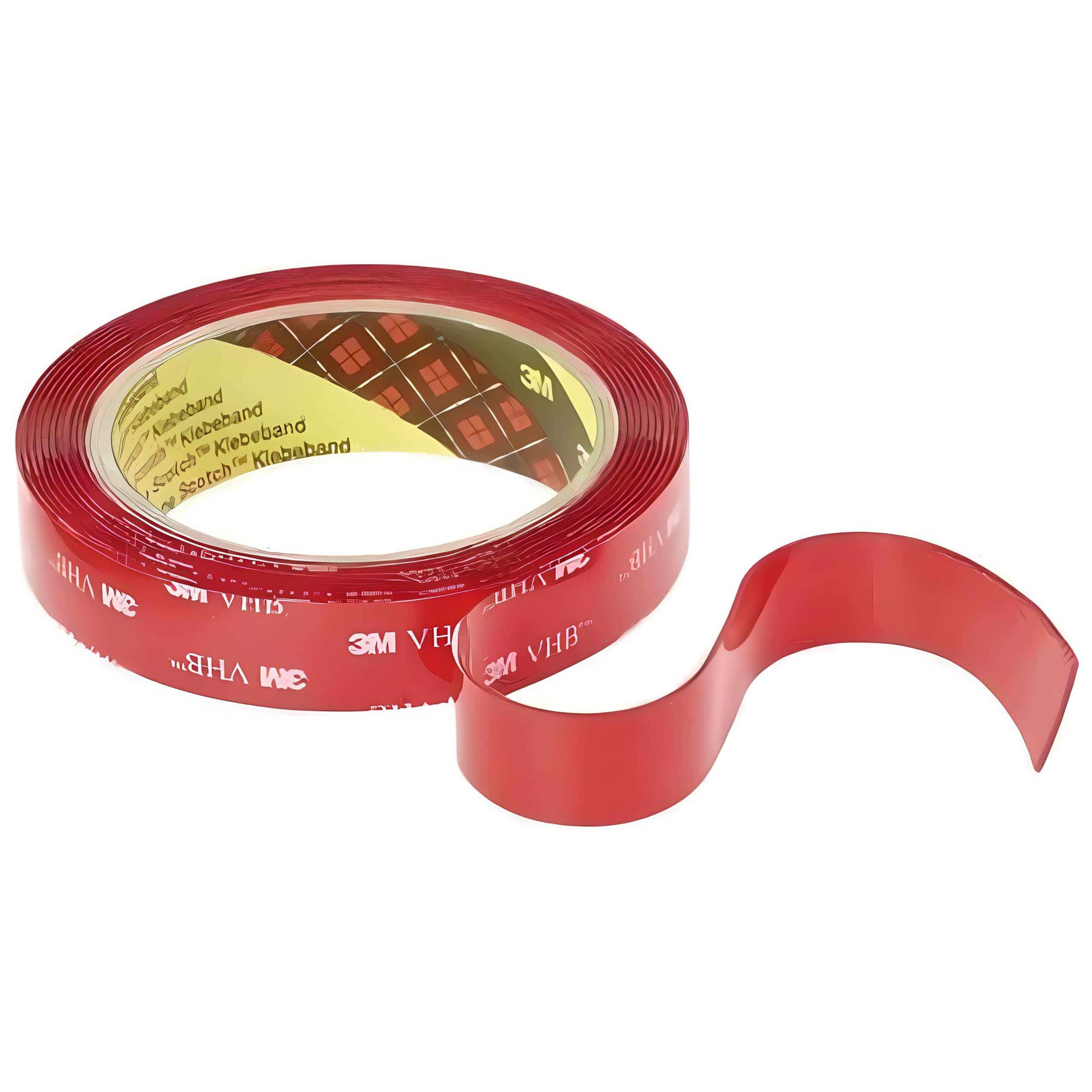 3mm X 33m Rotes Doppelseitiges Klebeband - Ultrastark, Transparent, Für Handy-Reparatur