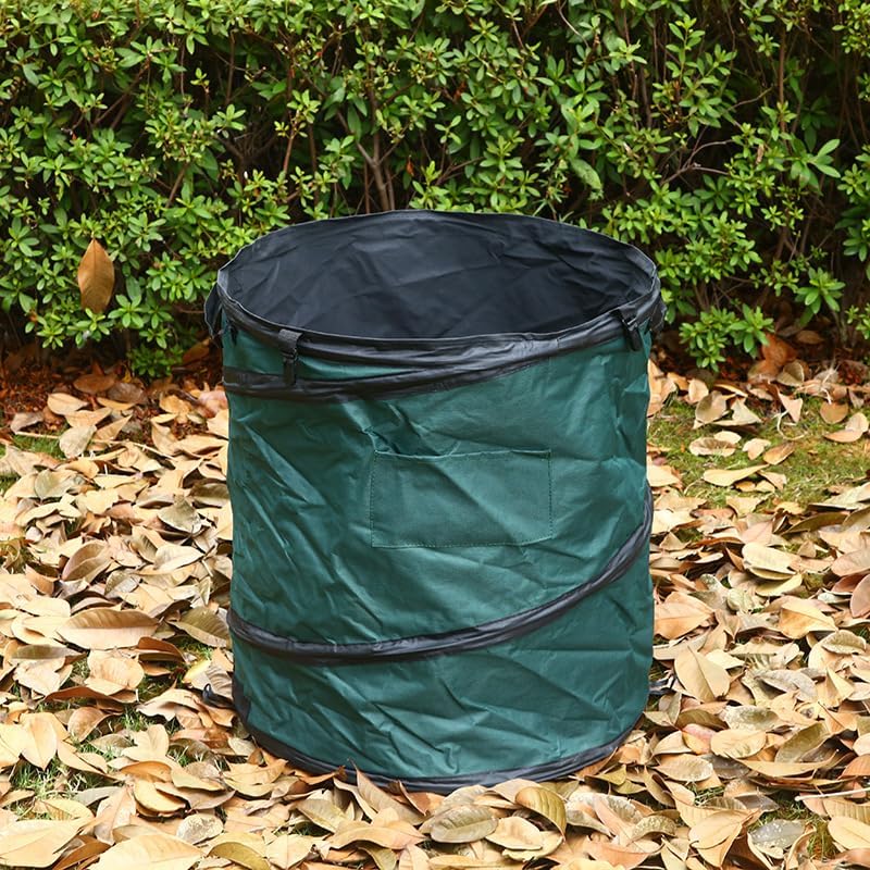 Paletta Raccoglifoglie Pieghevole Con Manico Lungo - Borsa Per Rifiuti Da Giardino Extra Large, Impermeabile, Con Aste Di Rinforzo In Fibra Di Vetro - 3