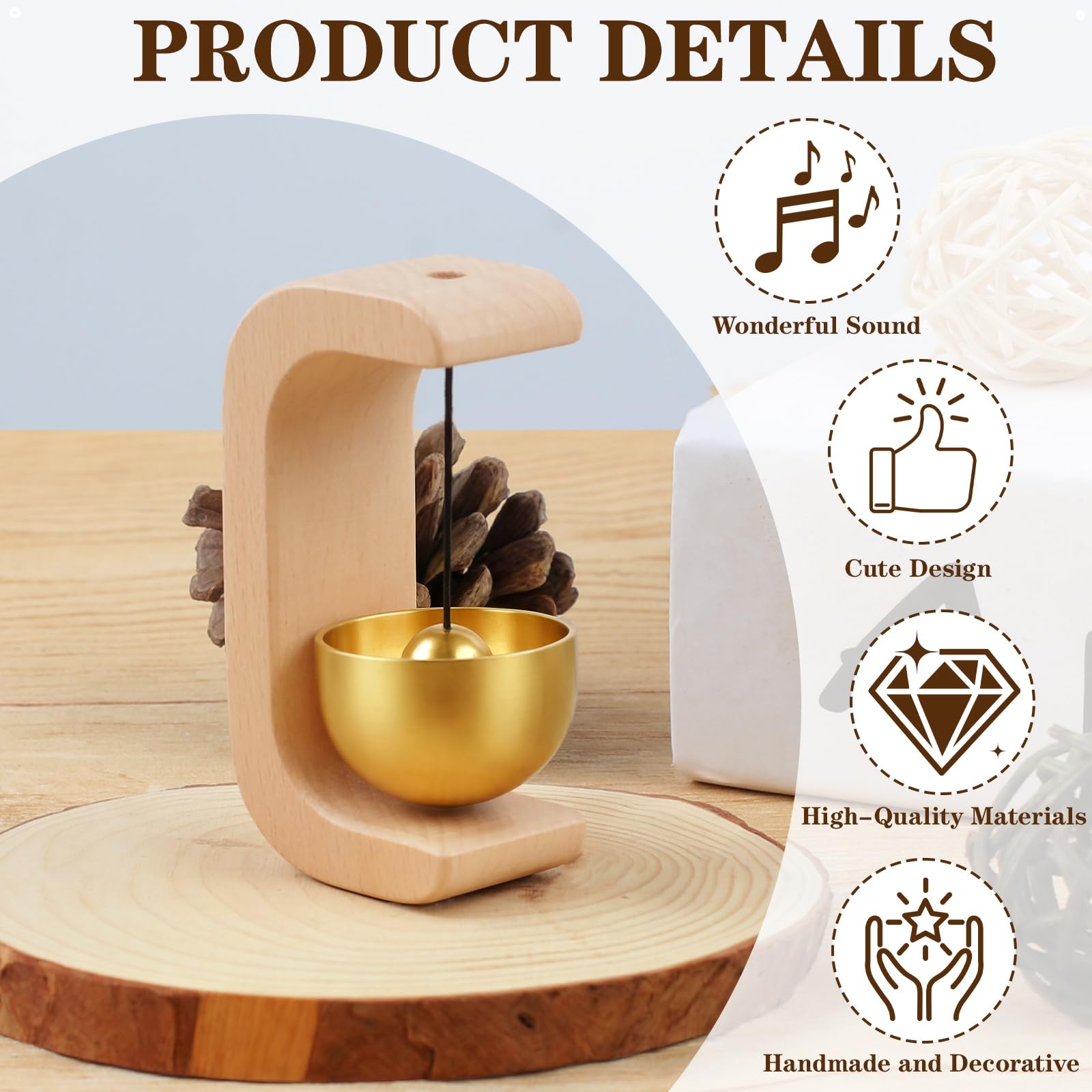 Magnetic Door Bell,Shopkeepers Bell,Door Open Bell — Amazon image 6