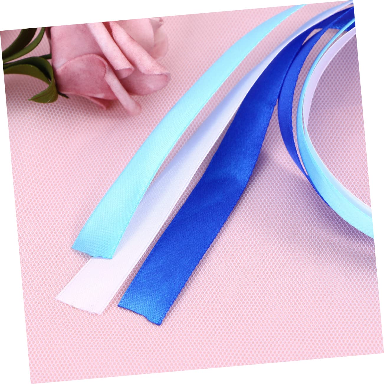 LABRIMP 40stücke Hochzeit Wands Mit Glöckchen Blaue Satin-ribbons Für Hochzeiten Partys Und Feiern Kreative Zauberstäbe Für Festliche Anlässe Als Gastgeschenk