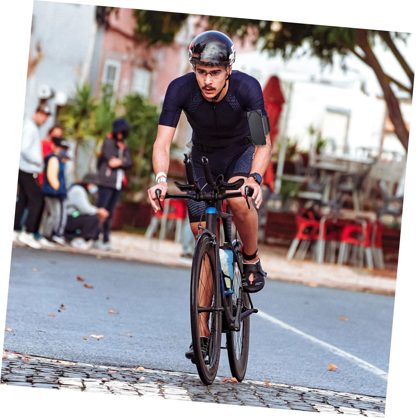 Mikinona De Brazo para Ciclismo y Ejercicio Soporte De Teléfono Móvil Rotativo para Actividades Al Aire y Navegación Accesorio Desmontable y Antideslizante
