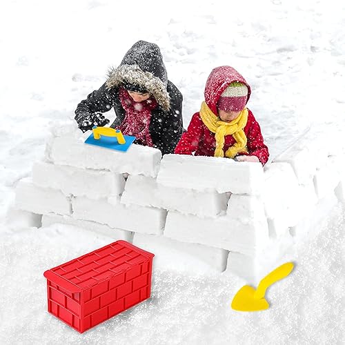 Miniatura 4 de FENYAN Herramientas para hacer bolas de nieve kit de 15 juguetes de nieve de invierno con forma de corazón de pato moldes de nieve de pingüino para