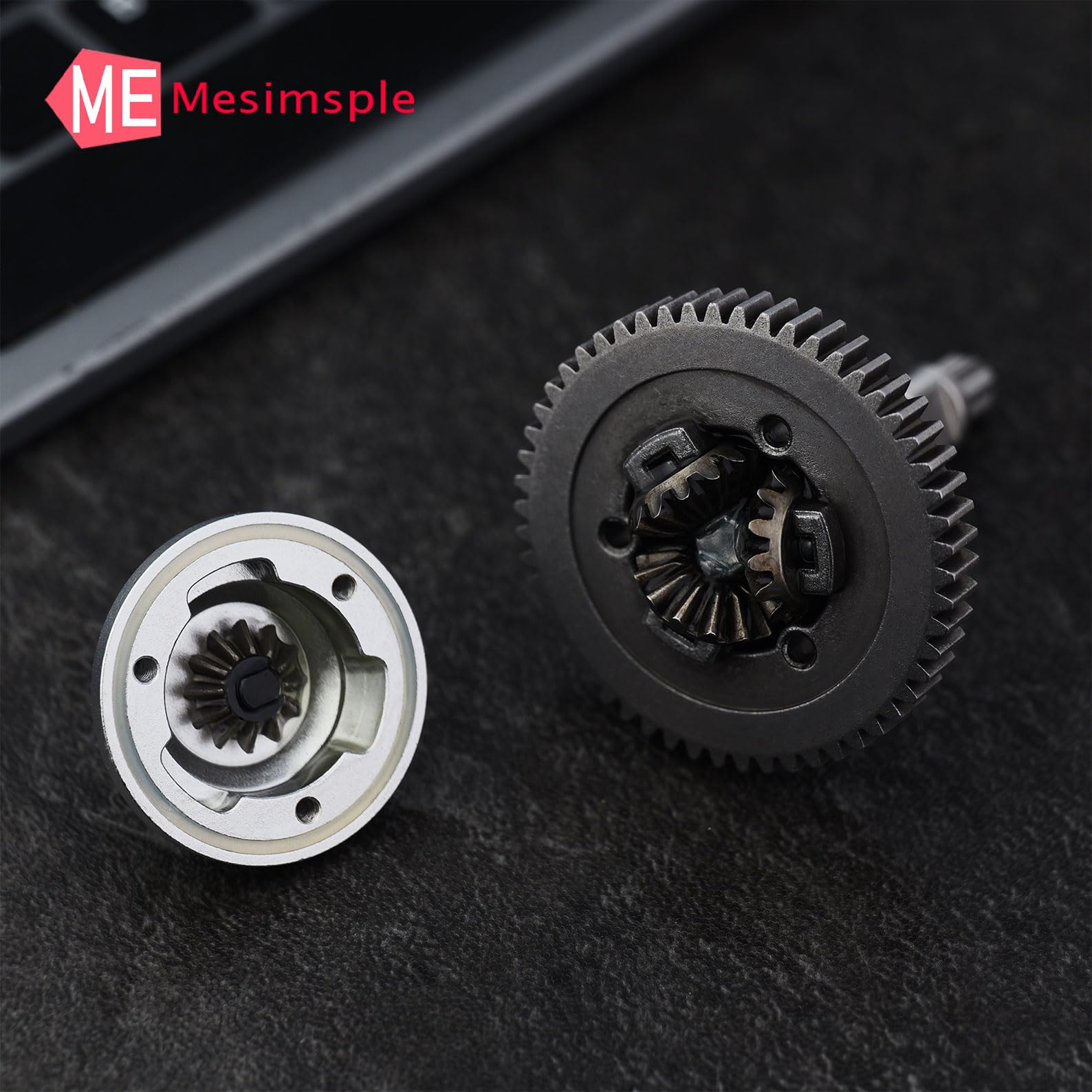 Mesimsple Steel Center Differential Spur Gear 6780 for 1/10 Slash Hoss Rustler Stampede 4X4 4WD VXL Diff Slipper Clutch Series Upgrades Part