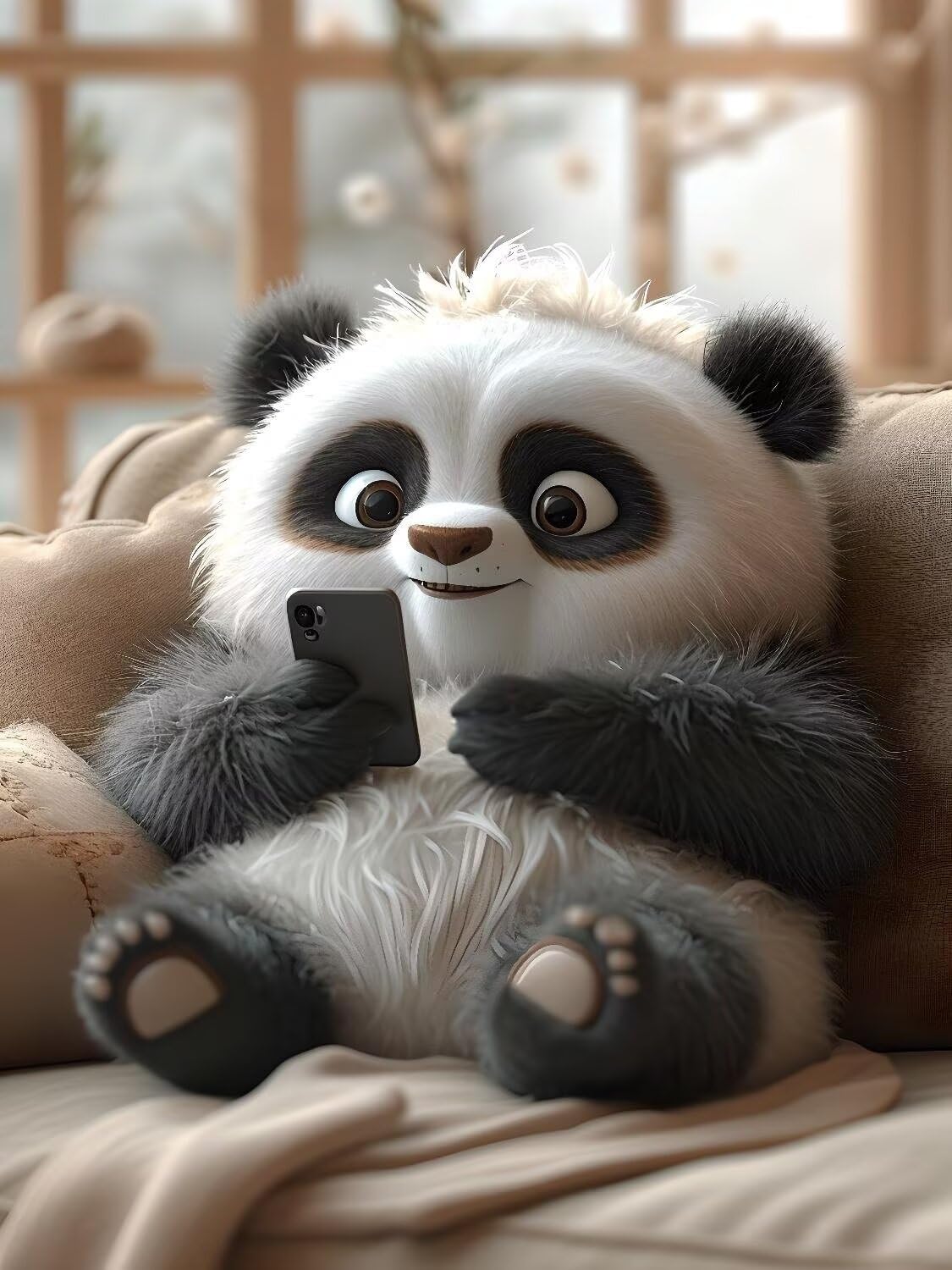 Pintura Diamante Panda lindo Diamond Painting Adultos, Cuadros de Diamantes Niños, DIY Bordado en Punto de Cruz Diamante Manualidades Kit, para Regalos Decoración de La Pared Del Hogar 90x120cm t-4784