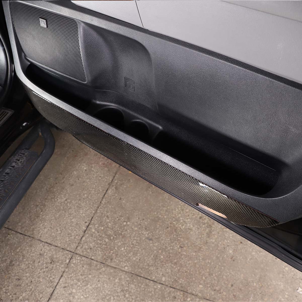 4PCS Car Door Anti Kick Panel Sticker Trim for Toyota Tundra 2007-2013 Accessories Real Carbon Fiber Automotive Decal — view 6