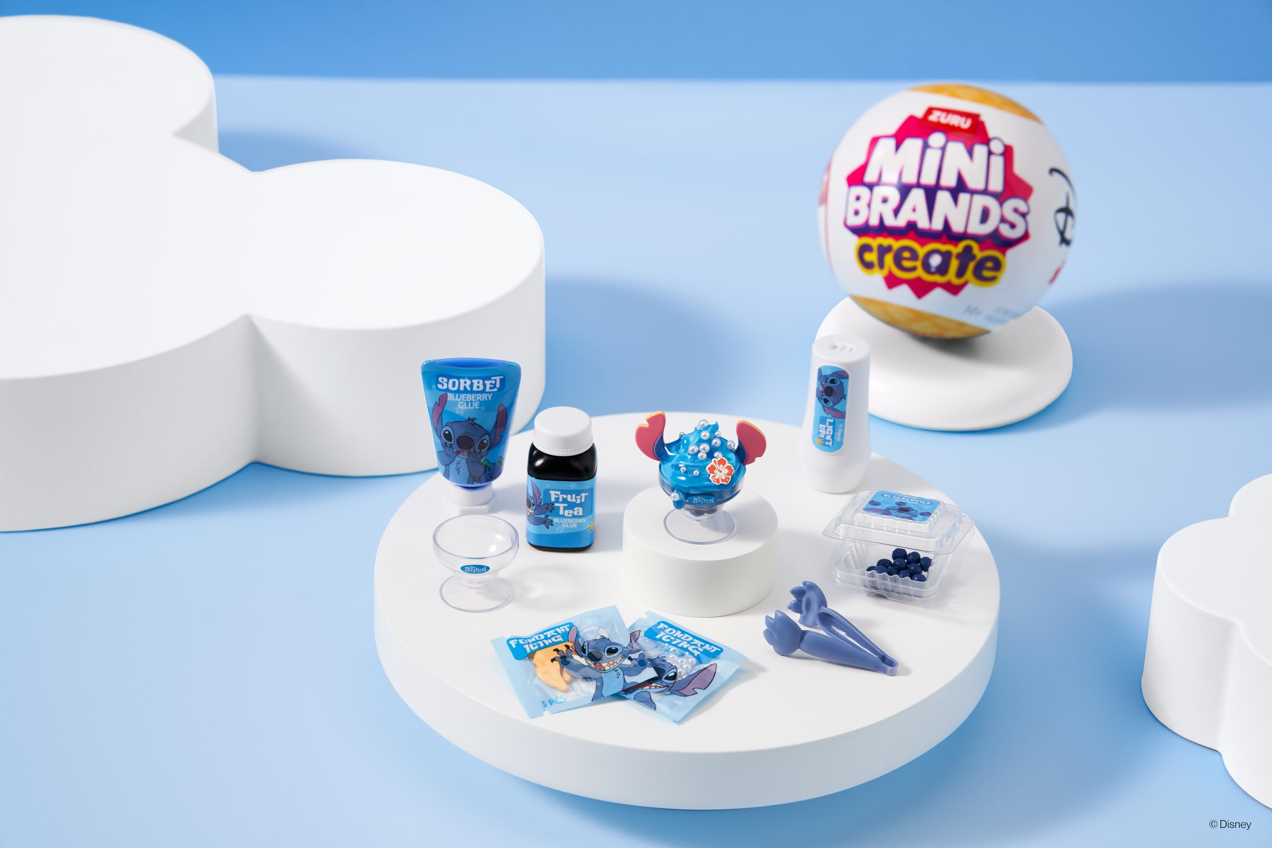Capsula Mini Brands Create Disney Snacks Serie 1 di ZURU, oggetti da collezione in miniatura ufficiali, confezione con oggetto misterioso a sorpresa, dai 8 anni in su (2 capsula)