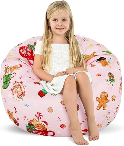 Decalsweet Sitzsack Kinder Spielzeug Stofftier Aufbewahrung, Große Größe Kuschel