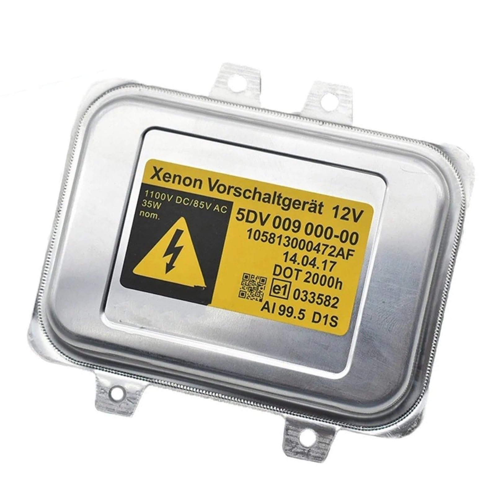 Unidad Control Balasto Faro D1S Xenon HID Balasto Lámpara Luz Coche Faro para Benz para Sprinter 2500/3500 CLK W209 Clase G G500 G55 para AMG A 000 821 10 61(Ballast-Yellow)