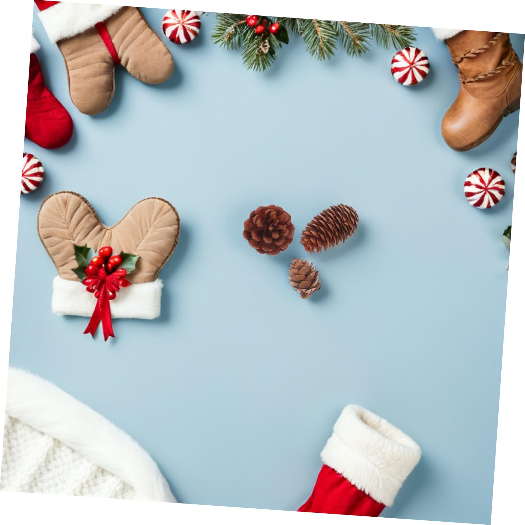Cabilock 120 Stück Natürliche Mini Tannenzapfen für Basteln Kleine Robuste Zapfen für Weihnachtsdeko Kranzherstellung Vase Füllung Wiederverwendbar Rustikal Winterliche Akzente