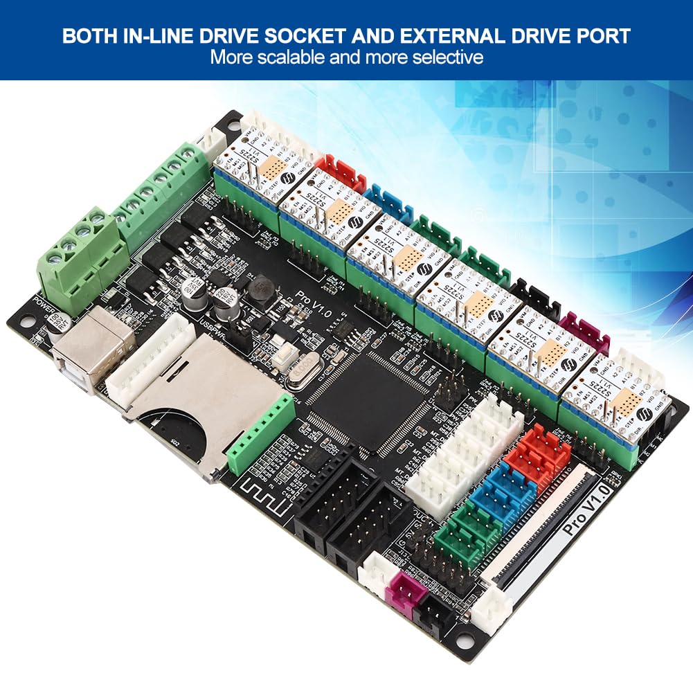 Aramox 3D Drucker Motherboard für MKS Robin Pro, 32 Bit 72MHZ