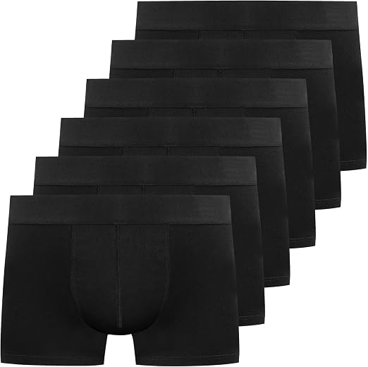 YouShow Boxershorts Herren 6 Pack Baumwolle Unterhosen Männer Ohne Kratzenden Zettel Retroshorts Unterwäsche Boxer
 – Amazon Angebot