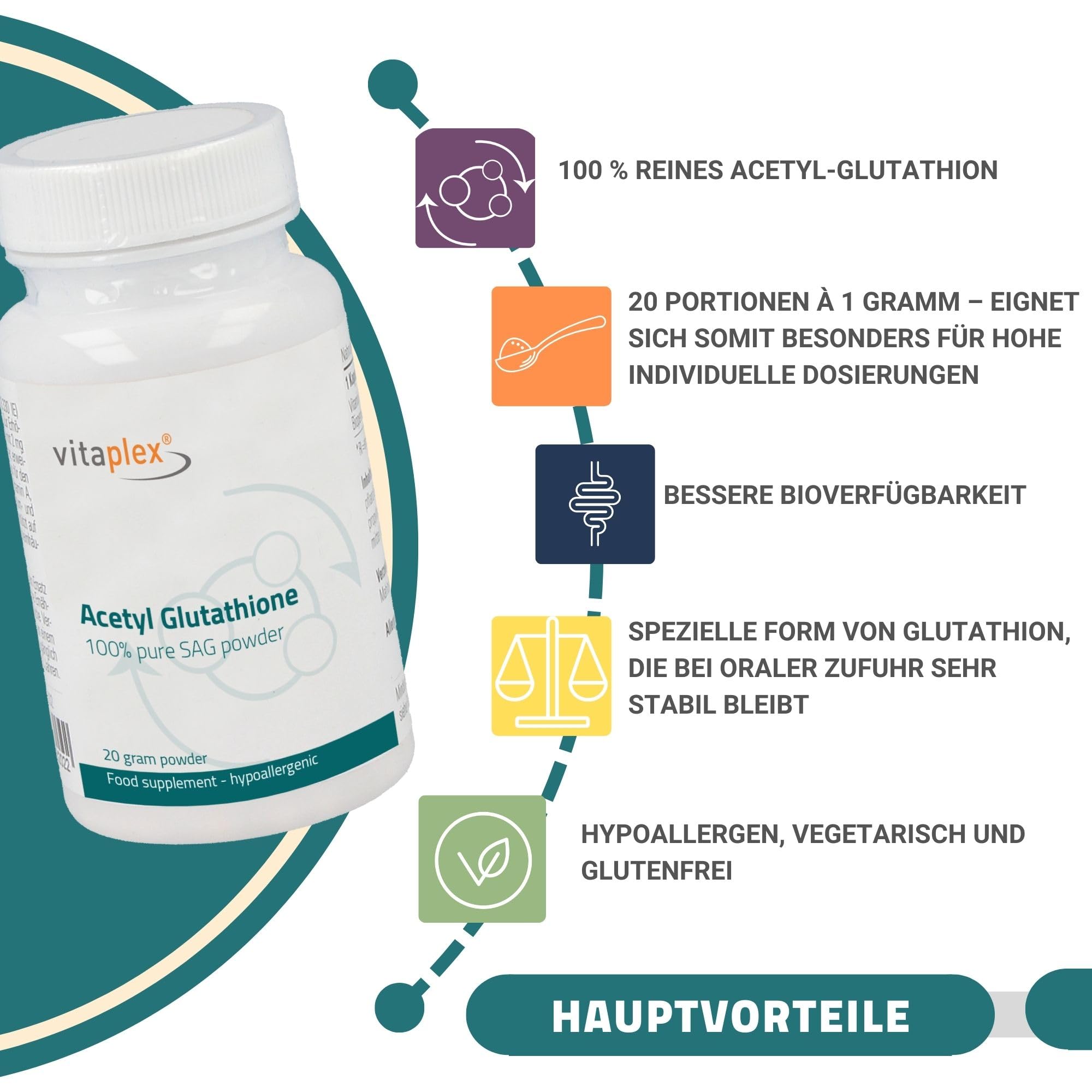glutathion pulver kaufen Pharmasports L-Gluthathion (reduziert) Pulver - 30g