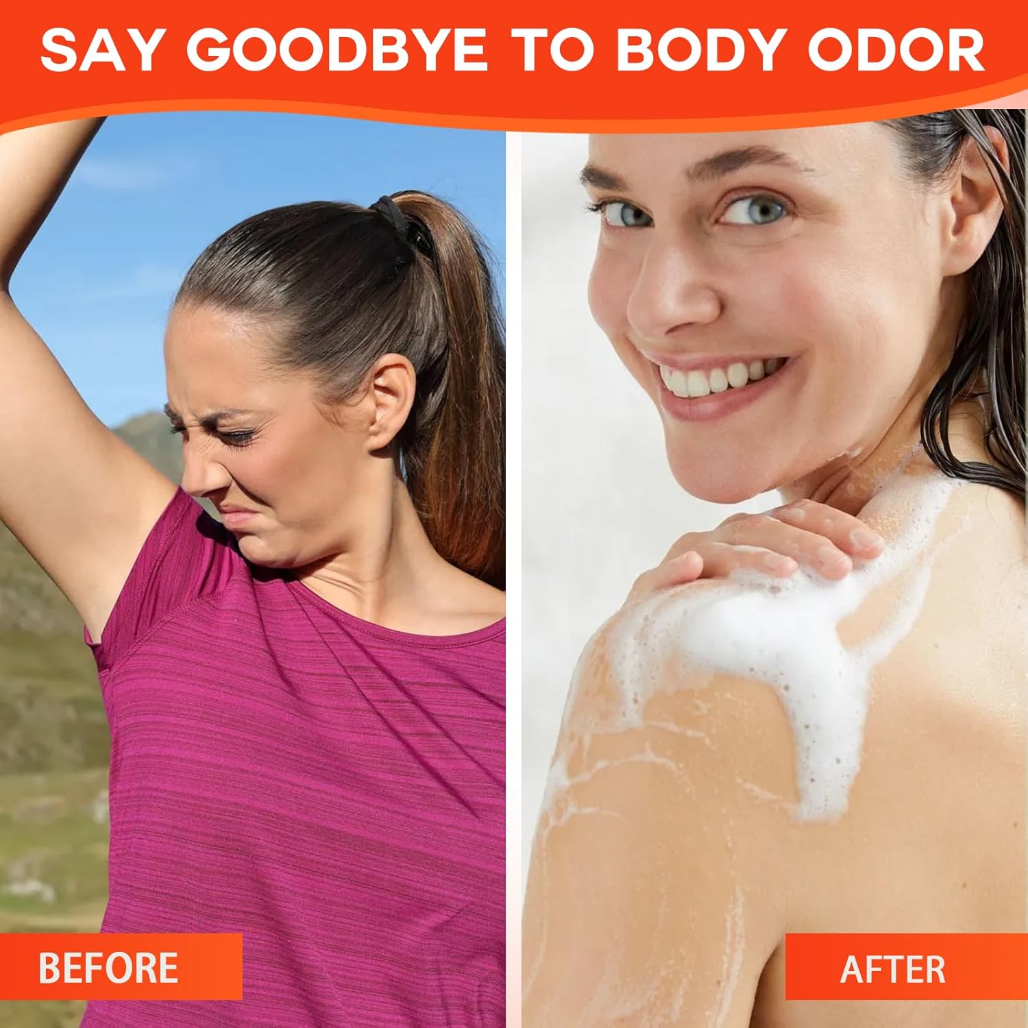 3 PCS Persimmon Soap Bar for Body Odor Control, Natural Body Bar Soap for Old People Smell, Bath Deodorant Bar Soap for Eliminating Smell Odor Deeply Cleansing - Image 6