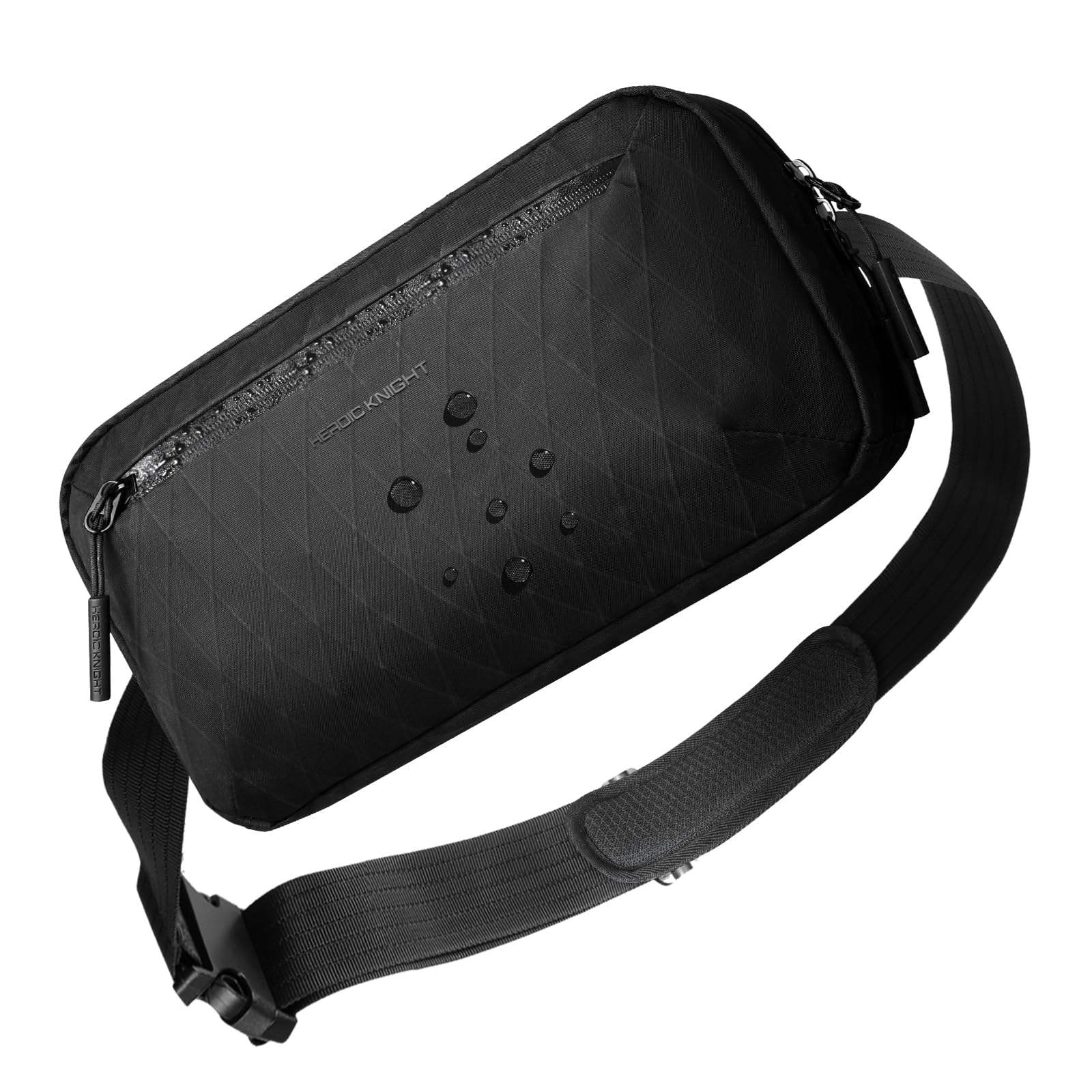 hk Sacoche Bandoulière Homme Femme Sac Poitrine avec Bandoulière Amovible | Sac Bandoulière Léger 2,5L Imperméable, Sling Bag Crossbody pour Voyage, Quotidien, Randonnée et Vélo