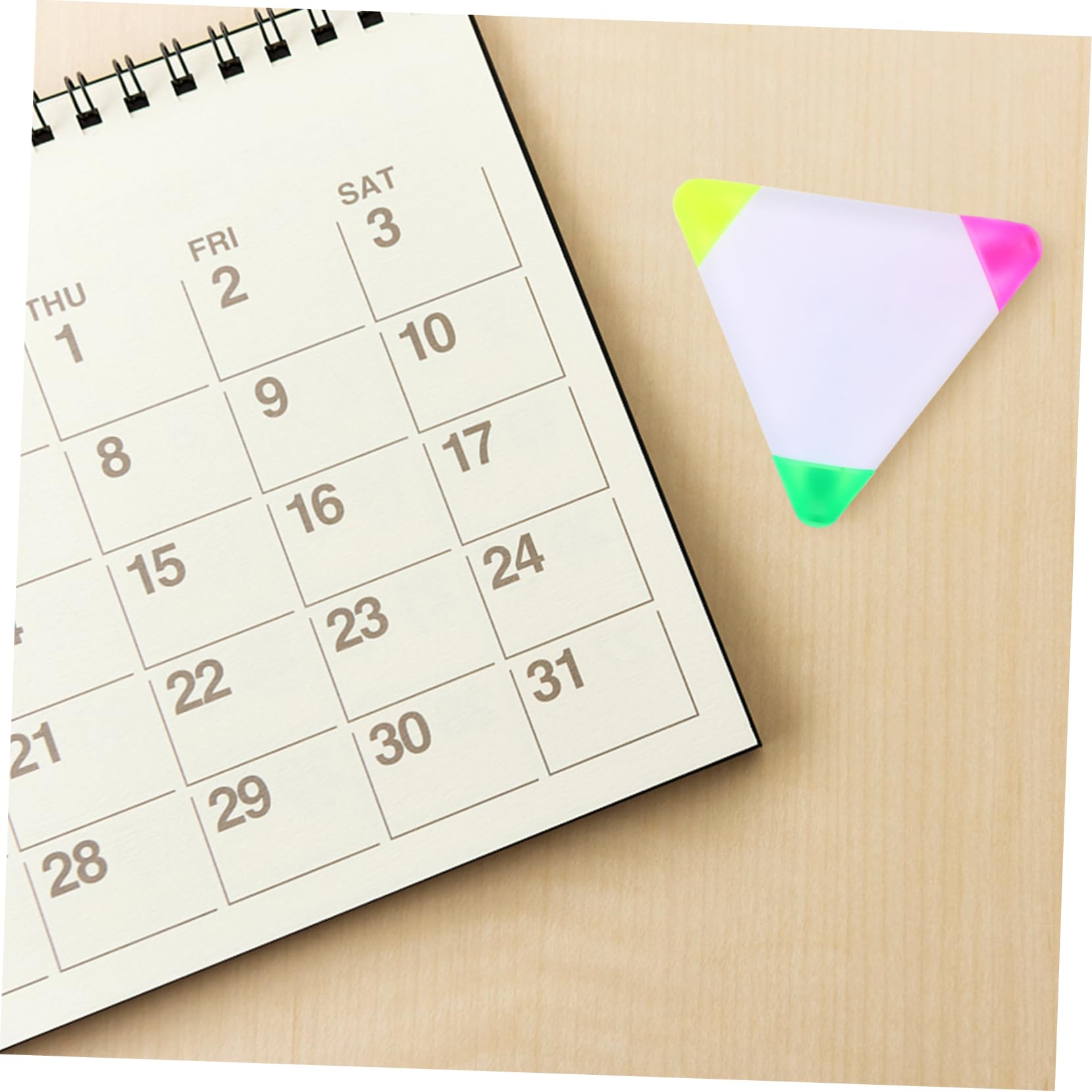 15pezzi Evidenziatori Triangolari Ergonomici in Colori Fluorescenti Per Studio Per Scrittura e