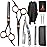 Professional Hair Cutting Scissors Set, Fcysy Hair Scissors Texturizing Shears Kit, Hair Cutting Tools with Barber Supplies, Tijeras para Cortar Cabello Salon Shears for Home Use