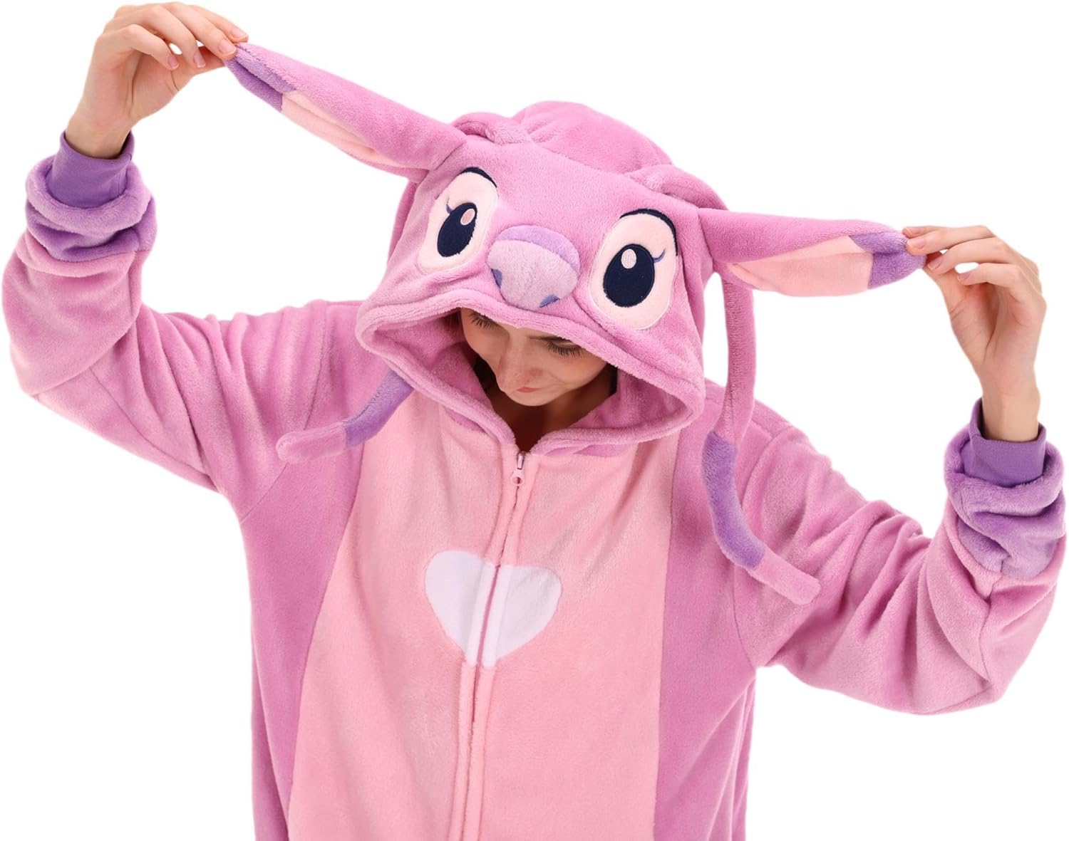 COSUSKET Snug Fit Unisex Adult Onesie Pajamas, Flannel Cosplay Animal One Piece Halloween Costume Sleepwear Homewear - Image 8