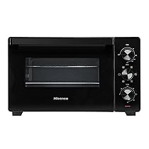 Hisense, HOM30M – Fornetto elettrico 30L, tre livelli di cottura, ventilato, girarrosto, comandi 3 manopole