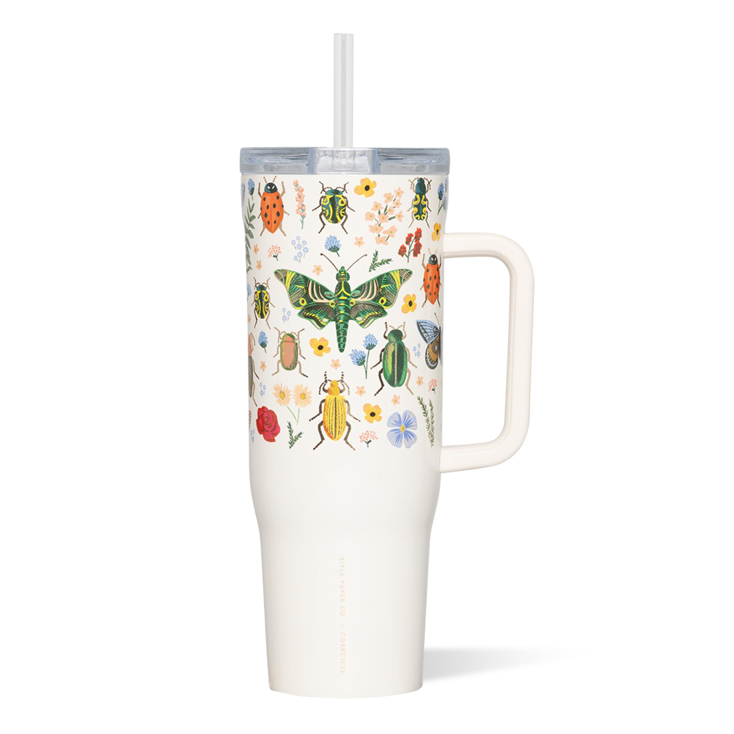 Amazon.com | Corkcicle x Rifle Paper Co. Cruiser Insulated Tumbler 