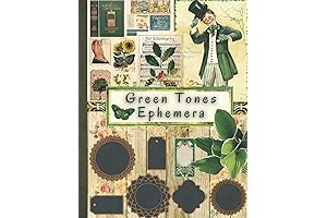 Green Tones Ephemera: Redefine Your Crafting Experience with Nature's Hues