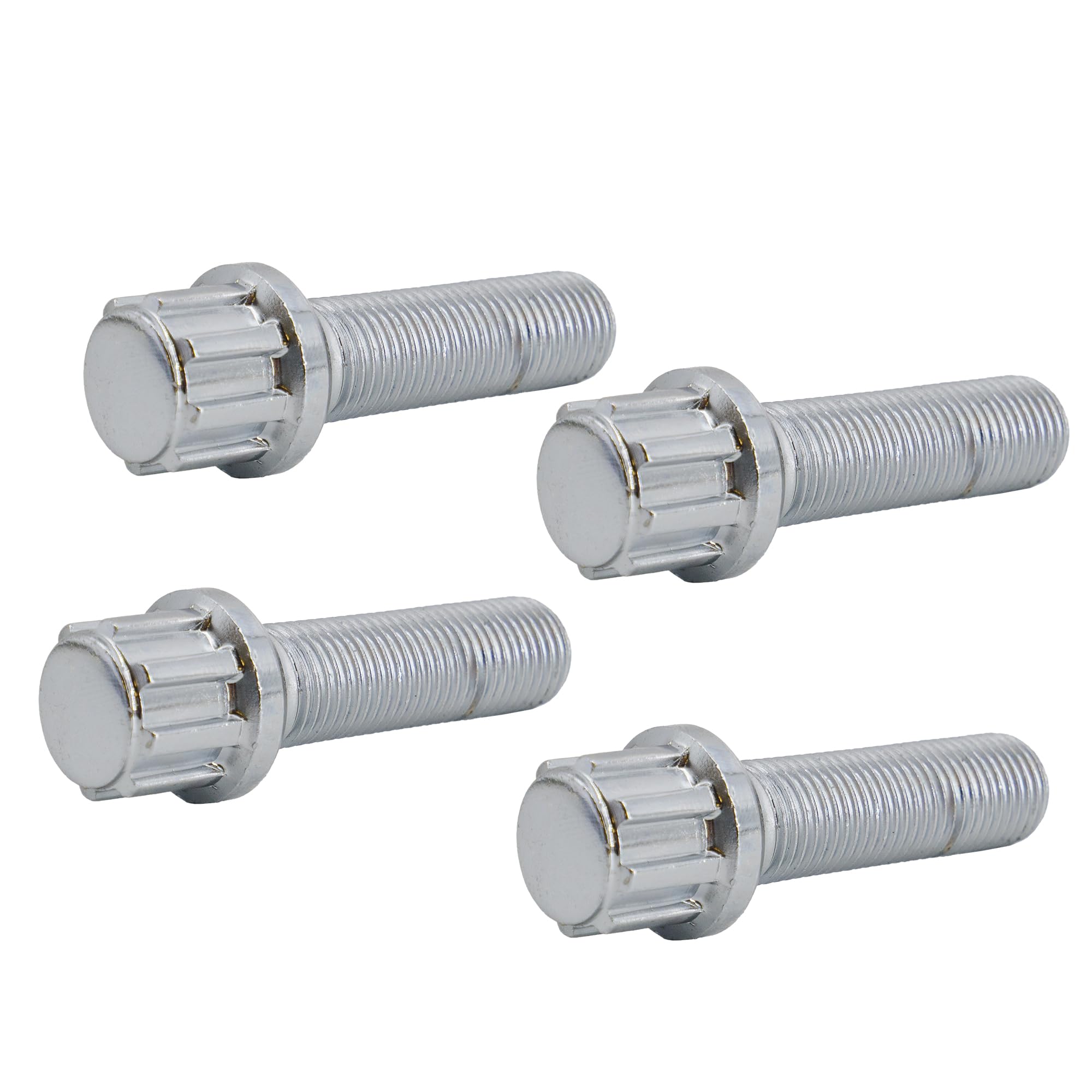 Simoni Racing BRA/77 Kit 4 Bulloni Antifurto - Bulloni antifurto per Ruote Chiave 17-19 M14x1.5 Lunghezza 45 mm