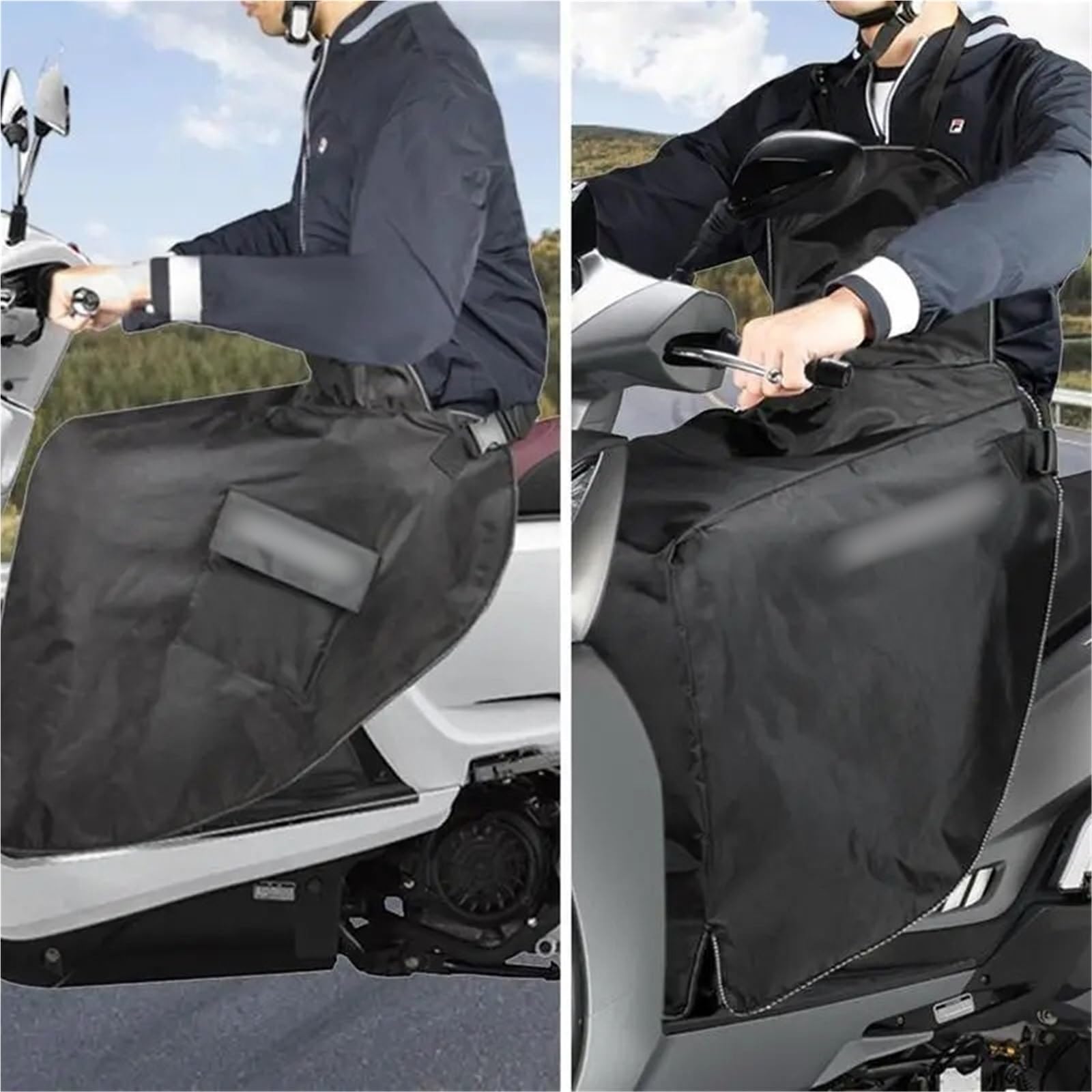 Tablier Scooter, Couvre Jambe Scooter Couverture De Jambe Moto Pluie PVC for Le Tablier Tour Scooter Printemps, L'automne Et l'hiver(02)