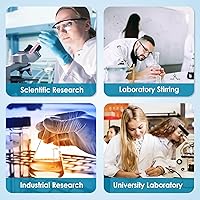 Vista 5 de Slendor Magnetic Stirrer 5000ml Hotplate Mixer 2000 RPM Hot Plate Max 300℃/572℉ Lab Heating Plate Stirrers with LED Digital Display, Stir Bar, Temp