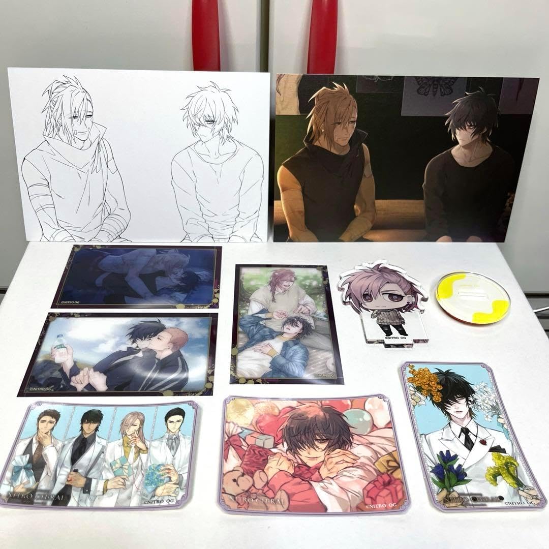 キラメモ レイ アクリルスタンプ ステッカー クリアカード イラストカード