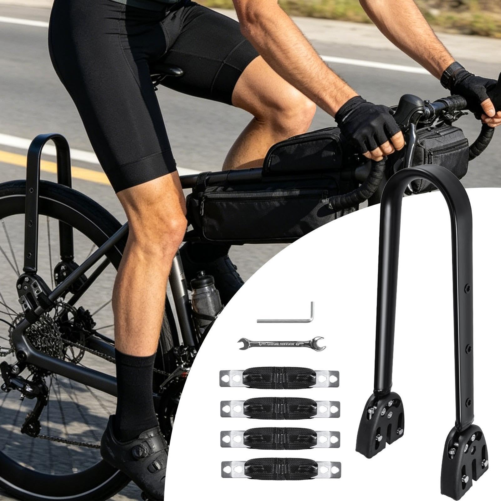 Tylny bagażnik rowerowy, 30 kg Uniwersalny aluminiowy udźwig - uchwyt na sakwy rowerowe | do jazdy na rowerze transport podróż przygoda wyścigi górskie szosowe