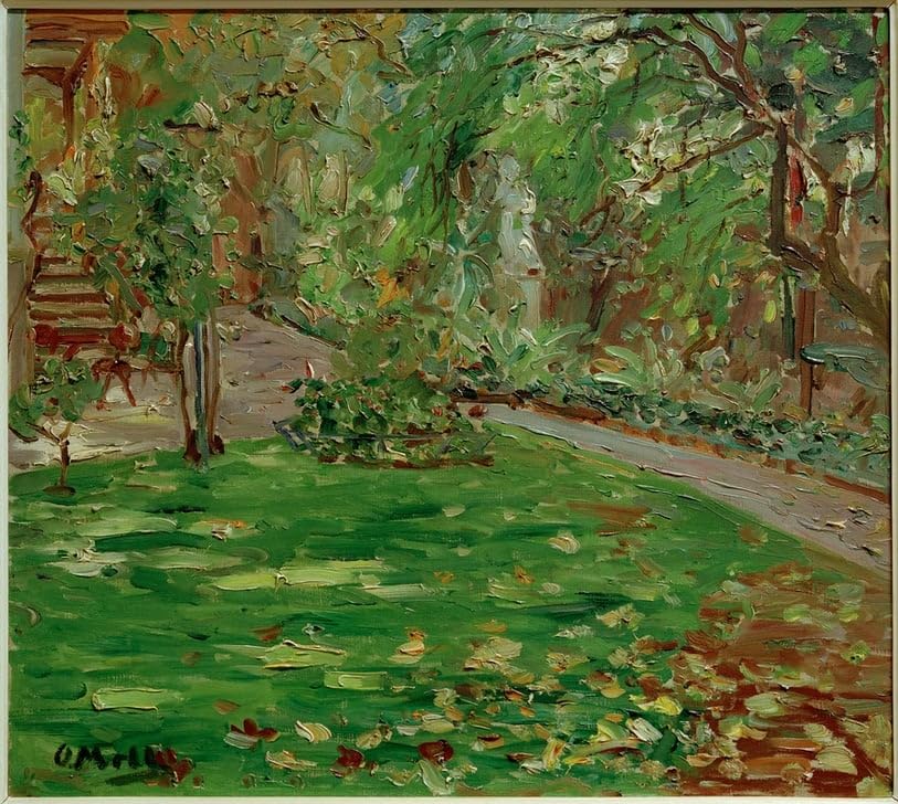 Art mural Jardin du Luxembourg I par Oskar Moll tableau moderne décoration salon 60x90cm