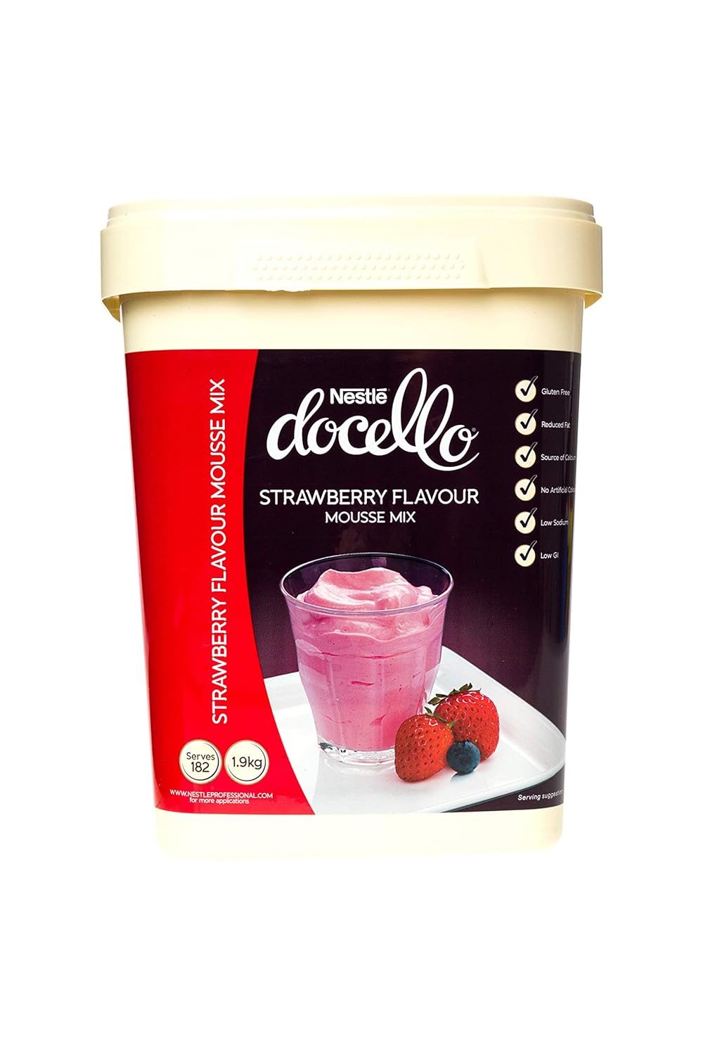 Nestle Docello Erdbeer Mousse 1,9 kg Amazon.de Lebensmittel & Getränke