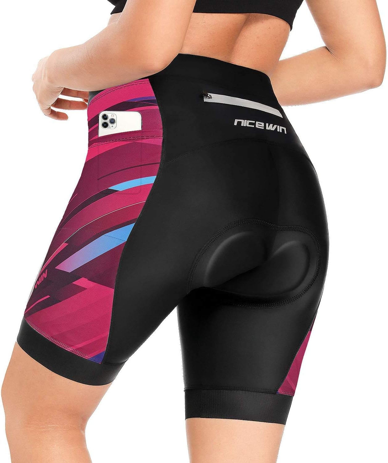 Biker Shorts for Women Padded Cycling Tights High Waist Riding Short Leggings