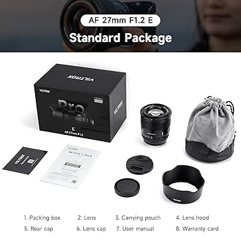 Viltrox 27mm F1.2 pro富士Xマウント+ フィルター4点セット Viltrox AF 27mm F1.2 Pro APS-C Lens for Fujifilm X-Mount