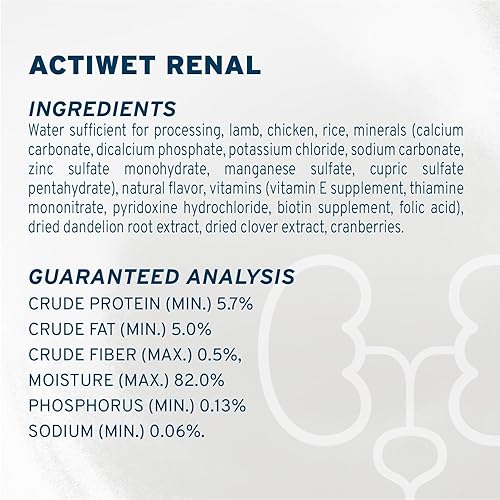 Miniatura 6 de Forza10 - Dog Food, Vet Formulated Wet Dog Food for Kidney Support, Non-GMO, Lamb Flavor, Made in Italy (3.5 oz, 4 Pack)