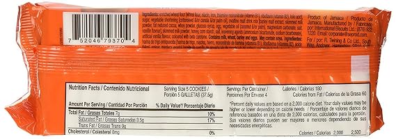 Ovaltine Biscuits, 150-Gram Packages - Pack of 6 (120 Biscuits)