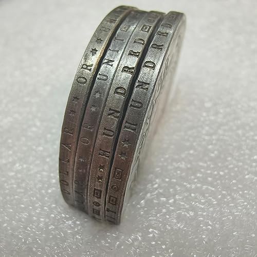 Miniatura 5 de Moneda de dólar de la libertad 1795 1796 1797 1798 - Moneda antigua chapada en plata, réplica coleccionable para coleccionistas de monedas,