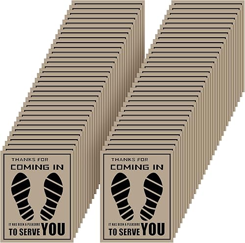 Frienda 500 piezas alfombrillas de papel impermeables para piso de automóvil, almohadillas desechables para piso cubiertas con película de plástico,