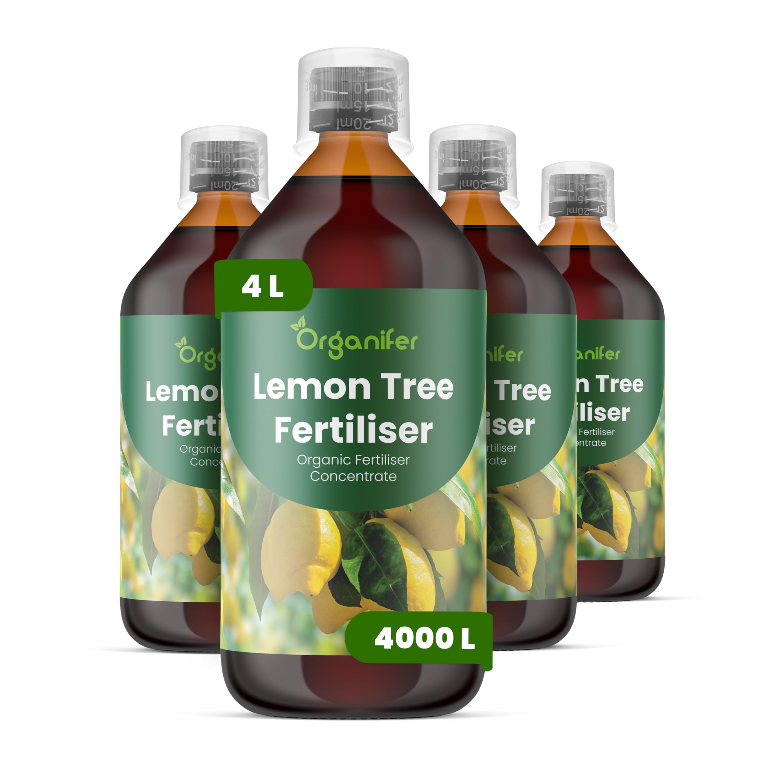 Fertilizante Líquido Para Árbol De Limón - 4x1L - NPK 2-1-8