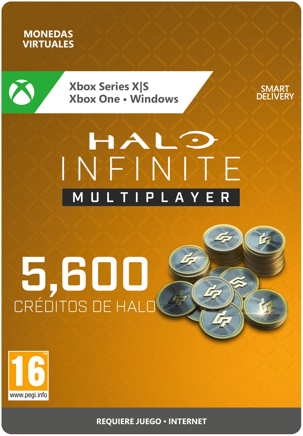 Halo Infinite: 5000 Halo Credits +600 Bonus | Xbox & Windows 10 - Código de descarga