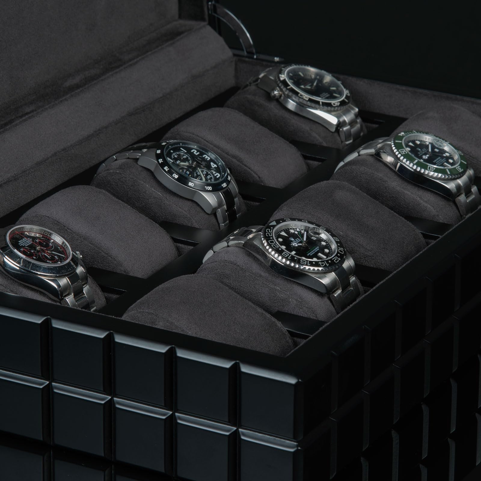 **Elegante Uhrenbox Dover 10 von Heisse & Söhne – Perfekte Aufbewahrung für bis zu 10 Uhren, stilvolles Design, edle Materialien, ideal für Sammler und Liebhaber**