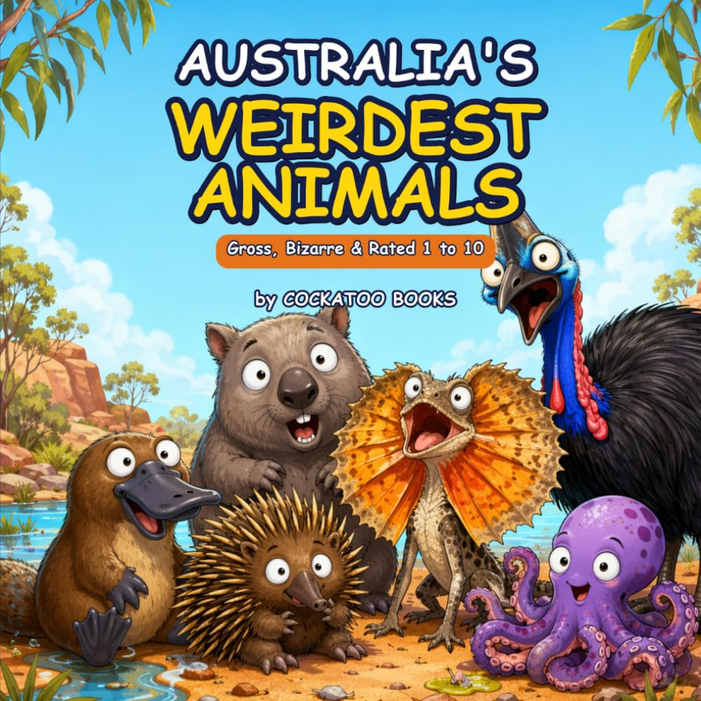 Australia's Weirdest Animals: The Gross, Bizarre & Totally True Guide, Rated 1 to 10 (Fun Animal Facts for Kids Ages 6–10) (Cockatoo Critters)